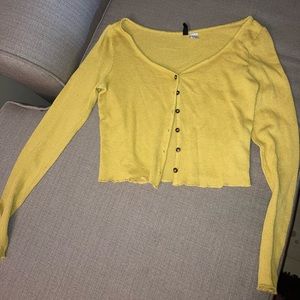 Yellow Cardigan